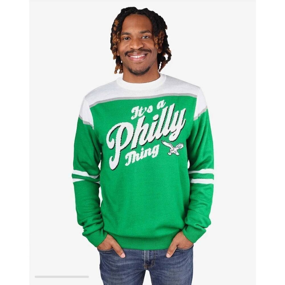 NFL Philadelphia Eagles Sweater Mens XL Football Its a Philly Thing‎ Graphic